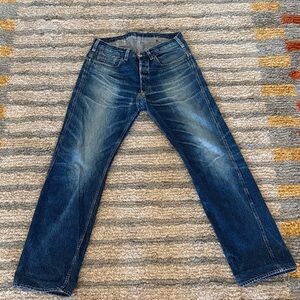 Warehouse (Heller’s Cafe) HC-2 NONPAREIL WAIST OVERALL (waist 32) Vintage Wash